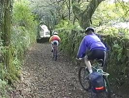 Paul and Neil on the track to Owley